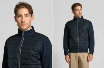 Bugatti Steppjacke mit Stehkragen und Reißverschlusstaschen in Marine (Gr. S bis XXL) ab 79,99 € inkl. Versand (statt 119,00 €)