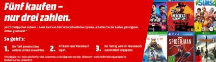3 Games kaufen + 2 kostenlos erhalten PS4, Xbox One, PS3, PS Vita, Xbox 360 ….