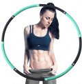 Hula Hoop Reifen Erwachsene (8 Abschnitte)