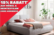 Neckermann: 15% Rabatt auf Möbel und Heimtextilien + kostenlosen Versand ab 75€ MBW