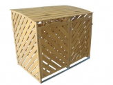 TrendLine Mülltonnenbox aus Holz (für 2x 240L Mülltonnen) – nur 144,49€ inkl. Versand statt 198,99€