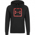Under Armour Kapuzenpullover Rival Fleece schwarz-rot für 24,10€ inkl. Versand (statt 33€)