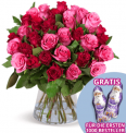 40 Rosen im Blumenstrauß “Santa’s Surprise” für 24,98€ inkl. Versand + Milka Schokolade