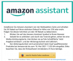 Amazon Assistant Browser Erweiterung installieren & 5 € Rabattgutschein erhalten (25 € MBW)