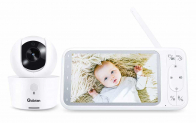 Babyphone mit 5 Zoll Monitor (1080P, Nachtsicht, Temperatursensor) für 79,89€(Statt 169,99€)