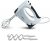 Siemens MQ955PE Handrührer / Mixer (450W, 5 Stufen, Moment-/Turbostufe) – für 19,90 € *versandkostenfrei* statt 23,52 €