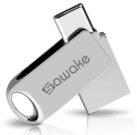 Wasserdichter USB Stick 64GB USB-A 3.0&USB Type-Cfür 12,49€