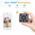 WLAN Mini Kamera 1080P( Mit Bewegungsmelder&Infrarot Nachtsicht) für 24,29€ statt 45,99€