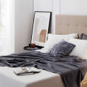 60% Rabatt auf Baumwolle Kuscheldecke in versch. Farben & Größen (Amazon Prime)