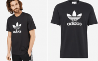 About You: adidas Originals T-Shirt mit Trefoil in Schwarz (XS-XL) für 12,45€ inkl. Versand