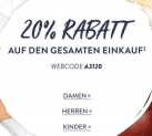 Adler Mode: 20 % Rabatt auf den gesamten Einkauf
