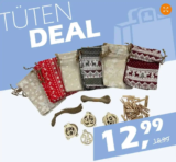 Adventskalender Leinensäckchen + 2x CAMPUS-Tüte Home für 12,99 + Versand