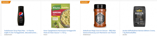 Amazon Lebensmittel Aktion 5 Artikel kaufen und nur 4 bezahlen