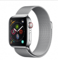 Apple Watch Series 4 (GPS + Cellular) Edelstahl 40mm silber mit Milanaise-Armband silber für 399,90€ inkl. VSK