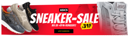 Asics Sneaker Sale bis zu 40 % Rabatt – bereits ab 24,99€