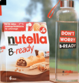 Kostenlose Trinkflasche für unterwegs von Nutella