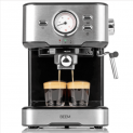 BEEM Siebträgermaschine Espresso Select mit 15 bar in Silber für 94,99€ (statt 120€)