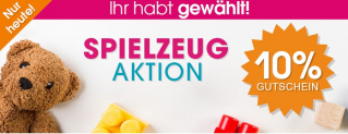 Babymarkt: 10% Extra auf Spielzeug – nur heute –