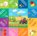 Gratis: Himmel-oder-Hölle-Spiel zum Thema Landwirtschaft