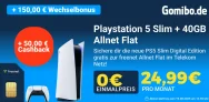 🤯 Gratis PS5 + 40 GB 5G TelekomAllnet-Flat  für 24,99 € monatlich – Effektivpreis von nur 0,15 € pro Monat