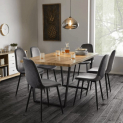 Bessagi Home Esstisch Dave in Eichefarben (ca. 160 x 90cm) für 138,95 € inkl. Lieferung (statt 178,95 €)