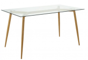 Bessagi Home Esstisch aus Klarglas ‘Vinnie’ (ca. 140×80 cm) für 69,30 € bei Abholung bzw. 99,25 € inkl. Versand (statt 138,55 €)