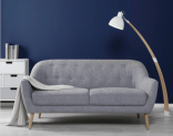 Bessagi Home Sofa in Grau Anela für 133,33 € bei Abholung / 173,28 € inkl Versand