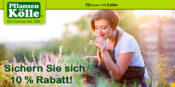 Startet in den Frühling mit 10 % Rabatt bei Pflanzen-Kölle