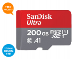 Sandisk microSDXC Ultra (200GB) + Adapter Speicherkarte nur 29,99 € inkl. Versand