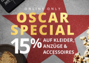 15% extra Rabatt auf Kleider & Anzüge