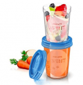 5er Set Philips Avent Aufbewahrungsbecher (5x 180 ml) mit Schraubdeckel für 4,35€ (Prime)