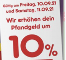 Netto – 10% mehr Pfandgeld (10. und 11.09.21 )