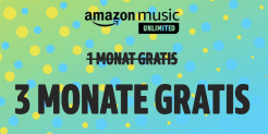 Gratis: 3 Monate Amazon Music kostenlos testen (Neukunden)