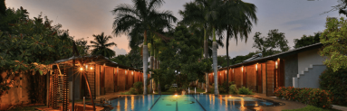 Sri Lanka 2022: 5* Chaarya Resort and Spa by Chandrika Hotels für 56 € pro Nacht mit Halbpension ( 2 Erwachsene + 2 Kinder bis 7 Jahre. )