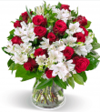 Blumenstrauß Liebesgruß mit 35 Roten Rosen & Weiße Inkalilien bis zu 150 Blüten für 25,98 € inkl. Versand 🌹 🌹 🌹