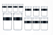 Bodum Vorratsdosen-Set PRESSO 12-teilig für 31,99€ inklusive Versand