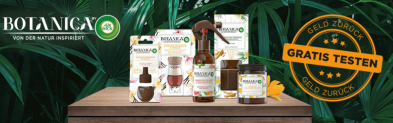 Gratis testen: Botanica by Air Wick Produkte kostenlos dank Cashback