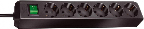 Brennenstuhl Eco-Line 6-fach Steckdosenleiste für 5,14 € inkl. Prime Versand (statt 9,13 €)
