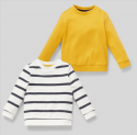 C&A Baby-Sweatshirts aus Bio-Baumwolle 2er Multipack (Gr. 62-98) für 7,49 € inkl. Versand (statt 12,99 €)