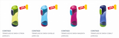 CONTIGO Trinkflasche Swish für 12,98 € inkl. Versand (statt 18,64 €)