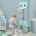 COSTWAY 3-in-1 Kinder Spielplatz (höhenverstellbarerBasketballkorb, Fussballtor & Wurfspiel) für 26,39 € inkl Versand