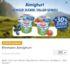 Gratis: bis zu 20x 150 gEhrmann Almighurt -30% Zucker