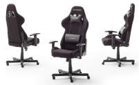 DX-RACER Gaming Bürostuhl F-Serie, schwarz/schwarz für 179,99€ (statt 259€ )