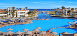 Frühbucher Hurghada: 7 Tage im TOP 5* Dana Beach Resort mit All Inclusive, Flug, Transfer & Zug nur 491€ p.P