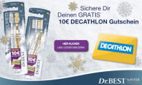 2x Dr. BEST Zahnbürste kaufen & 10€ Decathlon-Gutschein erhalten