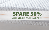 Dänisches Bettlager: 50 % auf Matratzen z. B. Kinder-Rollmatratze (70×140) für 25,98€ inkl Versand