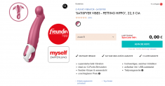 Eis DE: Satisfyer Vibes “Petting Hippo” & 6 Gratisartikel für 0 € (MBW 29,95 €)🍨