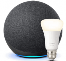 Echo Dot (4. Generation), Anthrazit + Philips Hue White LED-Lampe für 79,99 € inkl. Versand