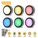 6er Pack Led Nachtlichter mit Fernbedienung (Unterbauleuchten) 11,39€ inkl. Prime-Versand