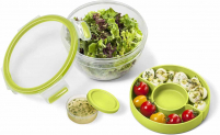 Emsa Clip & Go Snackbox (Salatbox mit 2 praktischen Einsätzen) für 5,52€ inkl Prime-Versand